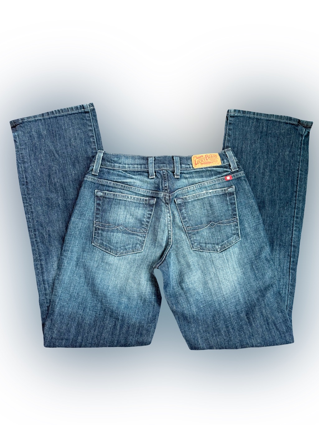 Vtg Lucky Brand Reg WideLeg Denim Jeans  Size 2